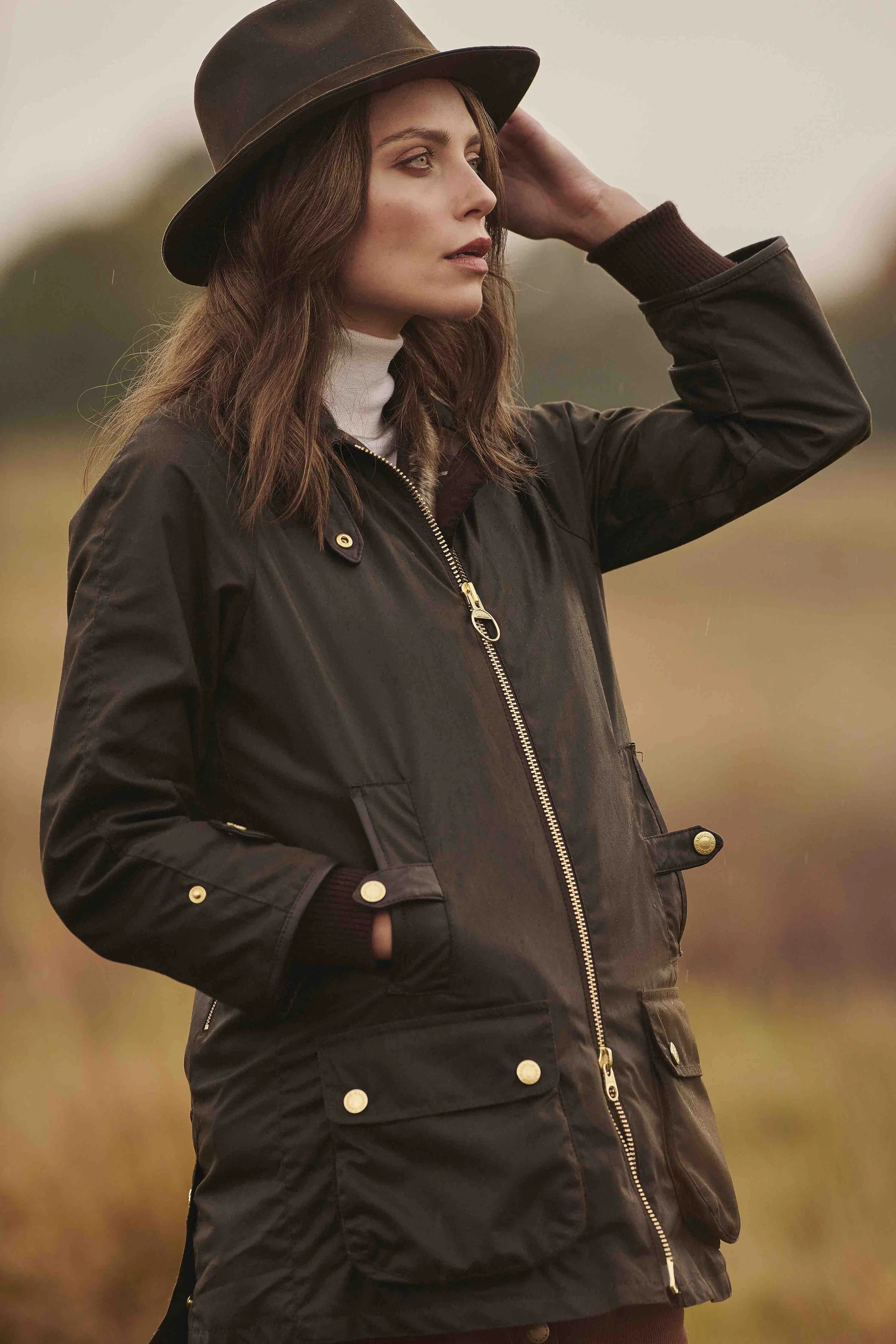 Barbour ladies wax hotsell
